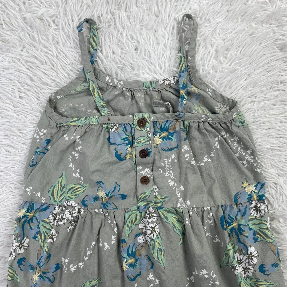 Patagonia Dress Girls Large Gray‎ Aloha Spirit Pataloha 100% Organic Cotton L